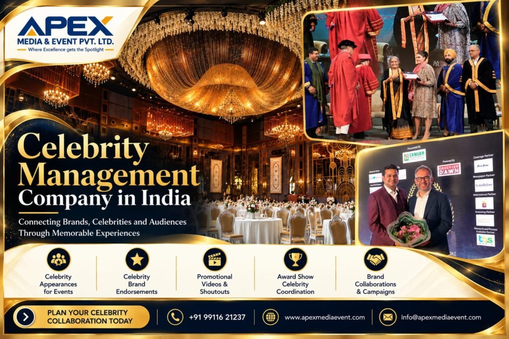 Celebrity Management Company in India