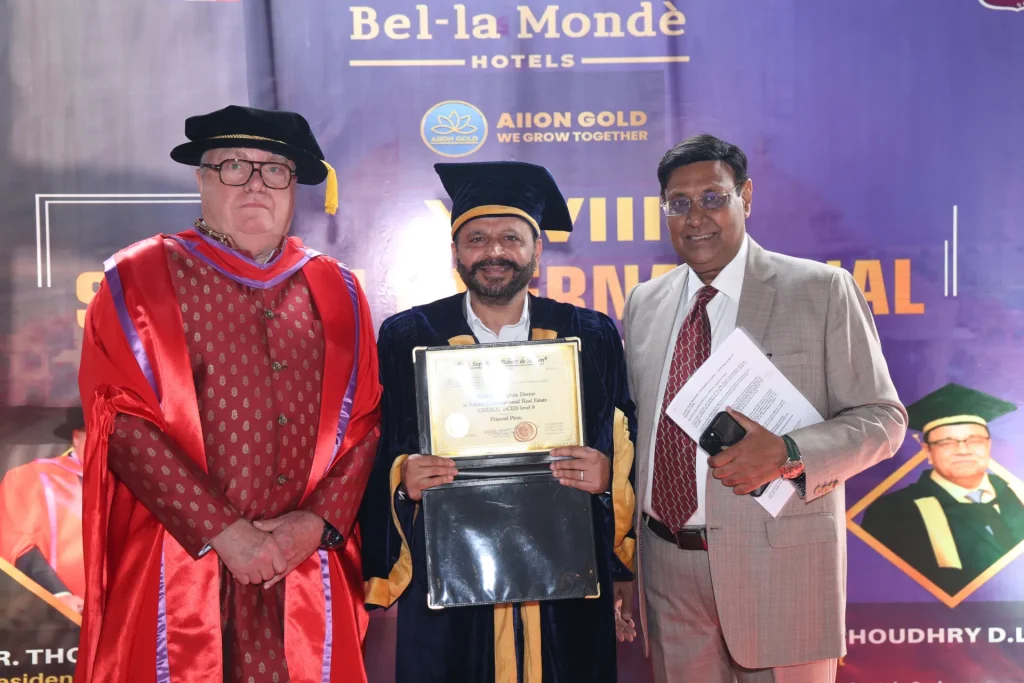 Honorary doctorate recognition ceremony