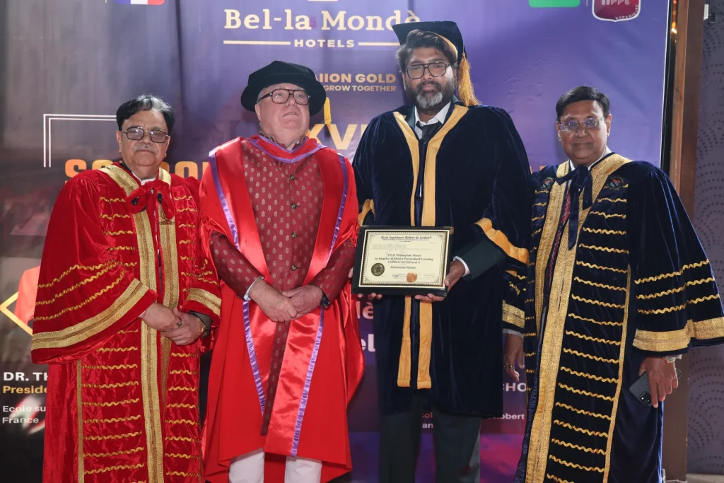 Award recipients and guests photographed together
